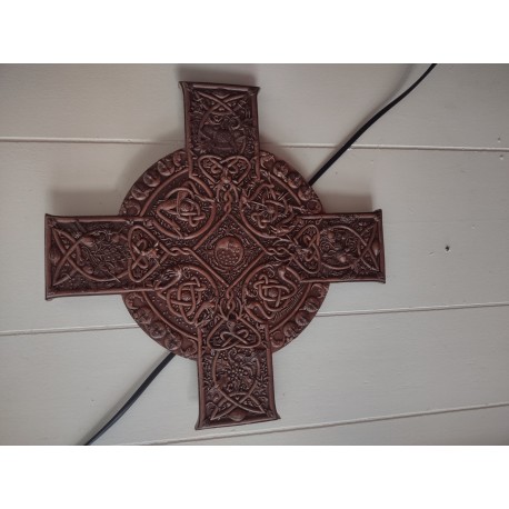 Elemental Celtic Cross Plaque