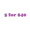 -Five for $40 Oils